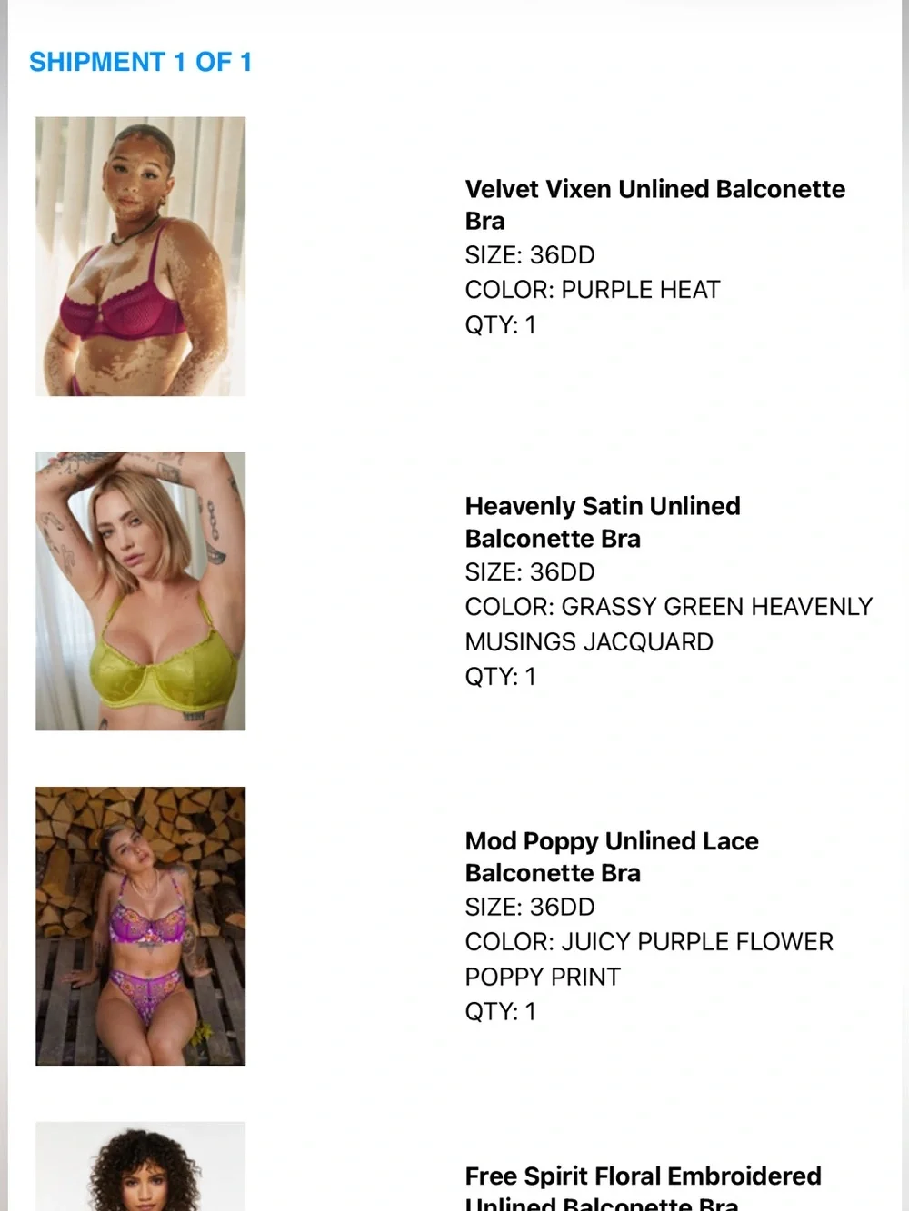 Savage X Fentyi Satin Underwire Bra & High-Cut panty set.
